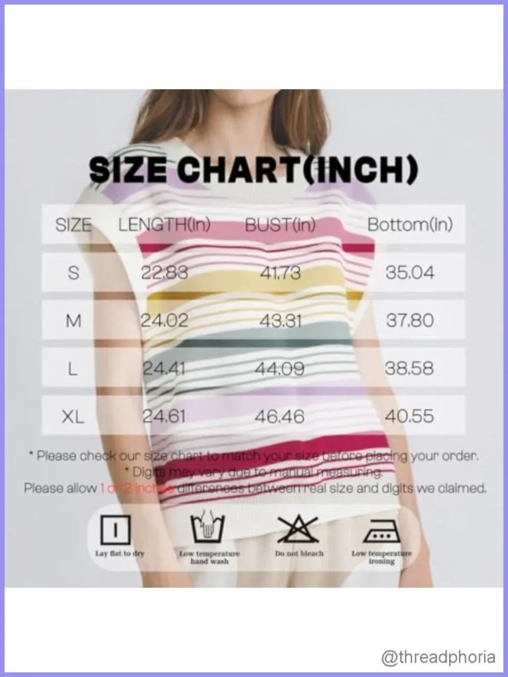 Womens Knit Sweater Vest Crew Neck Cap Sleeve Striped Loose Casual Pullover